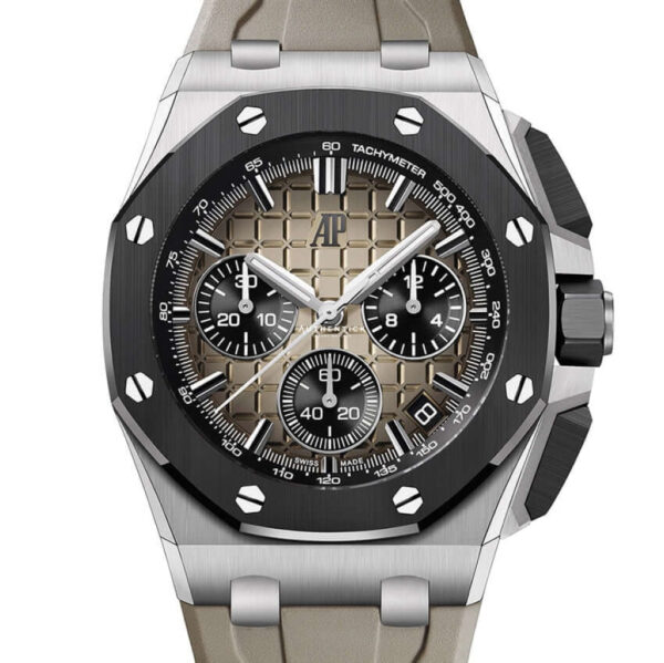 AUDEMARS PIGUET ROYAL OAK OFFSHORE 43MM STAINLESS SMOKED TAUPE DIAL 26420SO.OO.A600CA.01