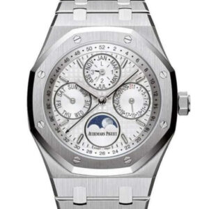 AUDEMARS PIGUET ROYAL OAK PERPETUAL CALENDAR 41MM WHITE DIAL 26574ST.OO.1220ST.01