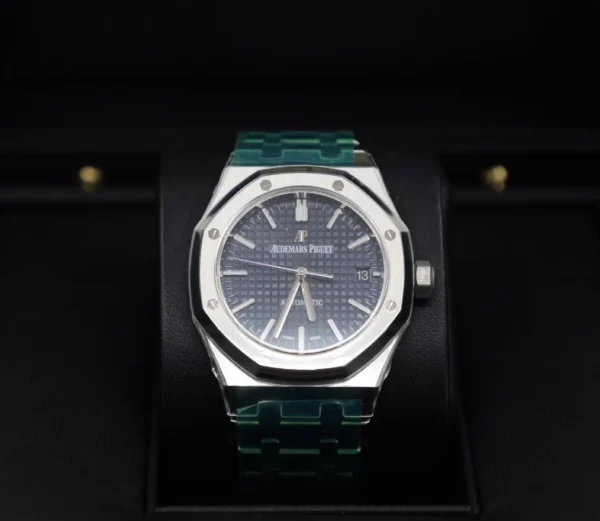 Audemars Piguet Royal Oak Selfwinding Watch-Blue Dial 37mm-15450ST.OO.1256ST.03 - Image 8