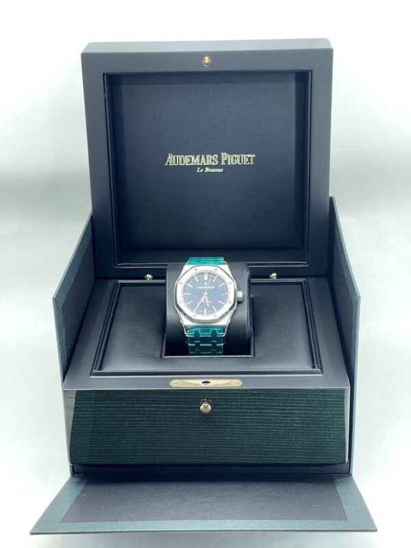 Audemars Piguet Royal Oak Selfwinding Watch-Blue Dial 37mm-15450ST.OO.1256ST.03 - Image 7