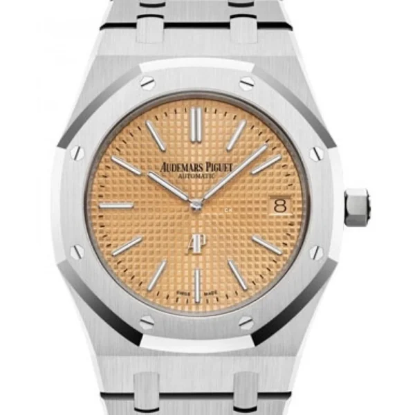 Audemars Piguet Jumbo Extra Thin White Gold Salmon Dial 15202BC.OO.1240BC.01 - Image 5