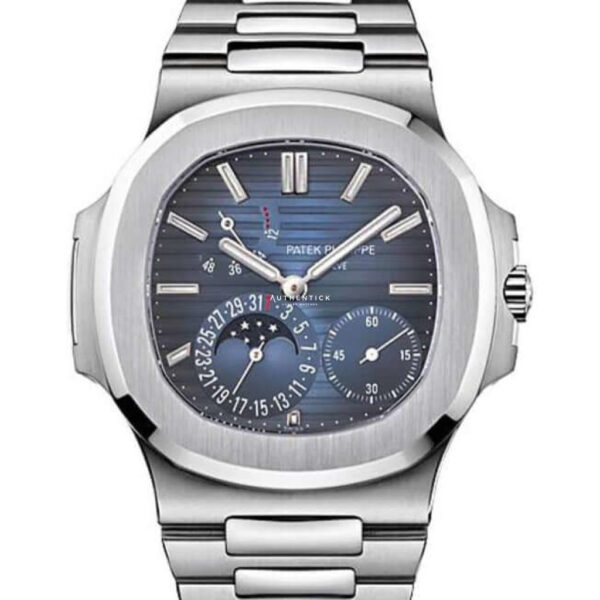 PATEK PHILIPPE NAUTILUS TRAVEL TIME CHRONOGRAPH STAINLESS STEEL BLACK DIAL 5990