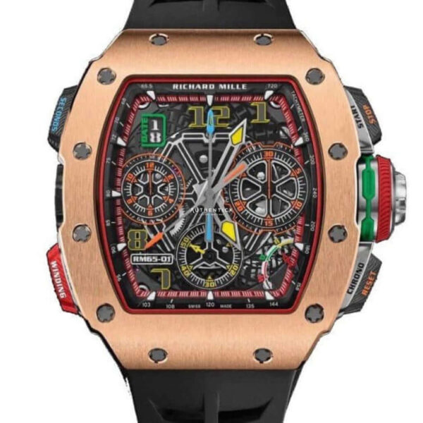 RICHARD MILLE RM65-01 CHRONOGRAPH ROSE GOLD