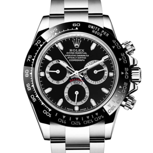 ROLEX COSMOGRAPH DAYTONA STAINLESS STEEL BLACK DIAL 116500LN
